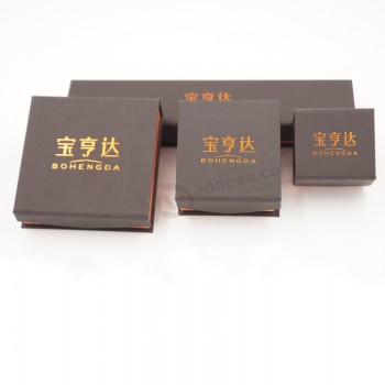 批发定制标志为手工时尚饰品定制礼品包装盒 (J78-E)