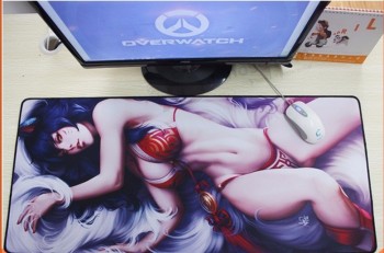 Sexy Girl LOL Game Mouse Pad,Advertising Big Mouse Pad with high quality