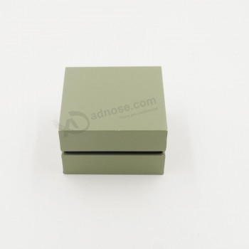 En gros personnaLisé haut-Fin Luxe exquis fLocage véritabLe boîte d'embaLLage en carton de soie pour pendentif (J89-bx)