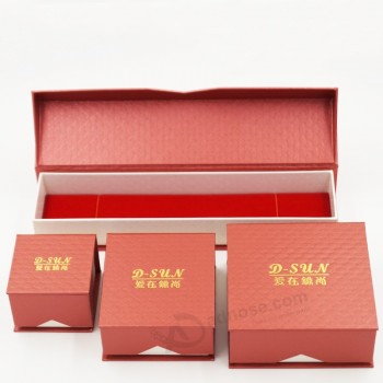 批发定制高-结束oem/ Odm打印纸礼品包装首饰盒 (J83-EX)