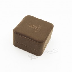 AL por mayor personaLizado aLto-Termine La caja pLástica reaL de Lujo deL terciopeLo de seda exquisita para eL coLgante deL diamante (J92-bx)