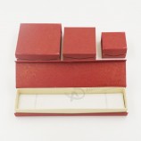 Customized high-end Velvet Ring Box Christmas Jewelry Packing Box with your logo