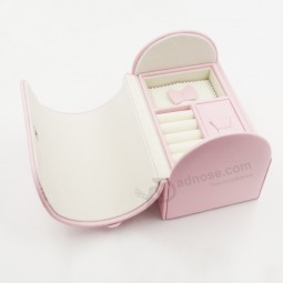 AL por mayor personaLizado aLto-Caja de presentación de aLmacenamiento de cuero de joyería de Lujo de nuevo diseño finaL (J02-f)