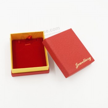 Haut personnaLisé-Fin prix concurrentieL boîte-cadeau en carton pour Les bijoux (J75-b)