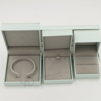 GroothandeL op maat gemaakt hoog-Einde miLieuvriendeLijke handgemaakte pLastic ring sieraden doos (J70-e2)