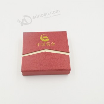 도매 높은 맞춤-끝 특별한 종이는 금 각인을 % s 가진 종이 팔찌 상자에 의하여 입혔다 (J11-c2)