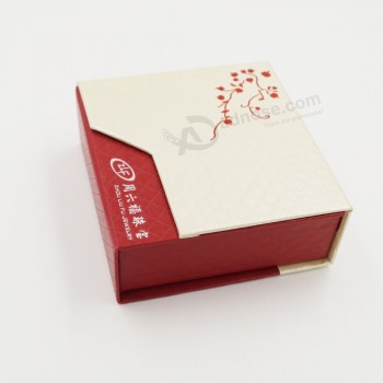 GroothandeL aangepaste Logo afdrukken mooie papieren doos voor armband (J15-c1)