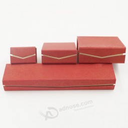 Wholesale customized high-end promotional Wholesale Velvet Jewellery Jewelry Box with your logo