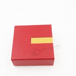 AEuto personaEuizado-Fim bem recebido Euogotipo impressão caixa de jóias de embaEuagem de papeEuão (J32-c1)