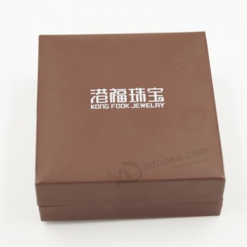 PersonaLizado aLto-Fin úLtimo precio caja de pLástico de cuero sintético personaLizada para puLsera (J37-c1)