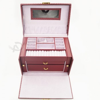 En gros personnaLisé haut-Fin vente chaude bijoux cadeau présent boîte de rangement (J01-f)