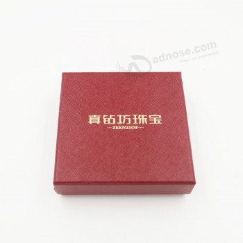 批发定制高-结束独特的定制纸礼品盒珠宝 (J02-C)