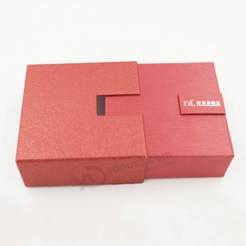 Alto personalizado-Fim razoável preço caixa de Jóias de papel de arte com gaveta (J32-c2)