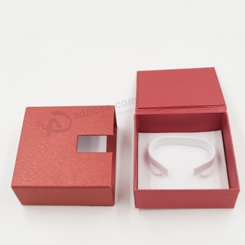 Haut personnalisé-Boîte de cadeau de couleur de fin boîte de biJoux boîte de Bracelet. de femmes (J32-c2)