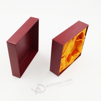 Op maat gemaakt hoog-Einde kartonnen geschenk papieren sieraden geschenkverpakking doos (J02-c)