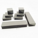 Customized high-end Cardboard Paper Velvet Jewellery Jewelry Box with your logo