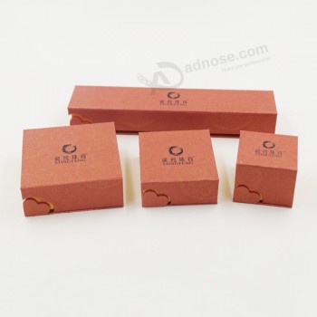 Haut personnalisé-Fin boîte d'emballage de biJoux papier moins cher (J63-e2)