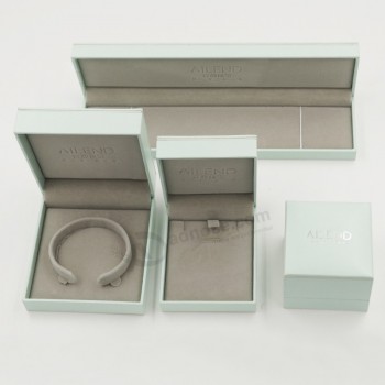 Op maat gemaakt hoog-Einde handgemaakte plastic sieraden doos voor promotie (J70-e2)