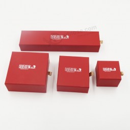 Alto personalizado-Caixa de empacotamento do presente da Jóia da menina da extremidade com gaveta (J64-e1)