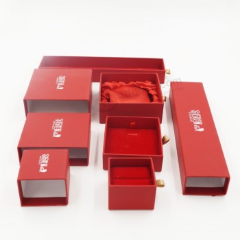 2019 Customized high-end Best Selling Drawer Diamond Ring Box with your logo