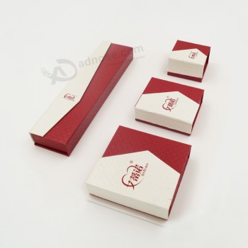 Haut personnalisé-Fin artisanat délicat papier d'art boîte-cadeau avec marquage à chaud (J07-e)