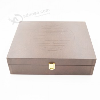 도매 고품질 맞춤형 에코-친화적 인 원료 나무 선물 상자 (J101)