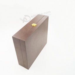 Groothandel aangepaste hoge kwaliteit oem odem aangepaste mdf hout opbergdoos voor sieraden (J101)