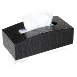 Hoge kwaliteit pu lederen tissue dozen groothandel