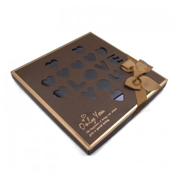 Boîte d'emballage personnalisée de bonbons/ Boîte de papier chocolat pour cadeau