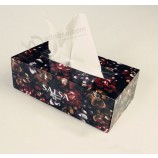 Op maat gemaakte papieren tissue doos groothandel 