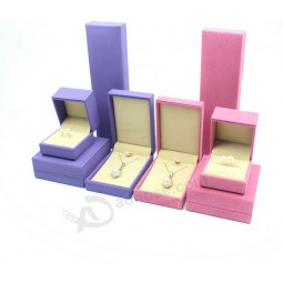 Commercio all'ingrosso di scatola di gioielli di carta semplice e moda 