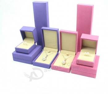Commercio all'ingrosso di scatola di gioielli di carta semplice e moda 