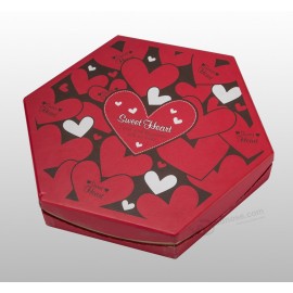 Oem boîte de cadeau de papier à la main créative avec logo en gros