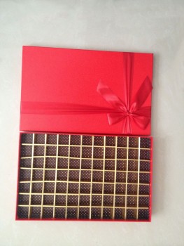 Confezione regalo scatola di cioccolata di carta da regalo oem per cioccolata