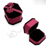 Handgeschept papier cadeau verpakking sieraden doos met lint