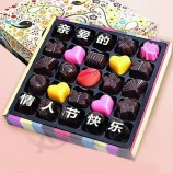 Aanpassen handgemaakte fancy papier chocolade doos groothandel