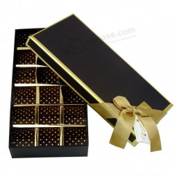 Oem stiJf papier kartonnen geschenkverpakking chocoladedoos