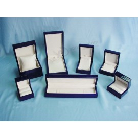 Luxury Leatherette Paper Jewelry Wooden Box Wholesale