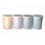 Aangepaste Eco-VriendeliJke papieren cilinder bloem verpakking vak papier geschenkdoos