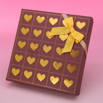 Boîte-cadeau de chocolat de boîte-cadeau de chocolat en gros 