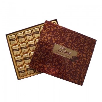 Boîte d'emballage de cadeau de papier d'oem pour la vente en gros de chocolat foncé
