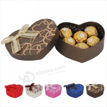 Bon marché personnaliser papier cadeau boîte d'emballage pour 6pcs de chocolat