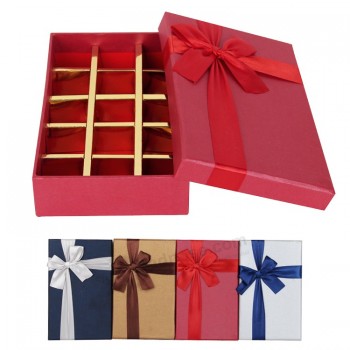 Boîte de cadeau faite sur commande de recyclage de papier pour le chocolat/Suger /Des bonbons