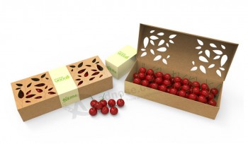 Mode personnalisé et boîte de cadeau de papier créatif avec creux