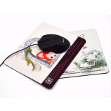 Tapis de souris publicitaire promotionnel de modèle coloré promotionnel en gros avec l'épaisseur de 3mm