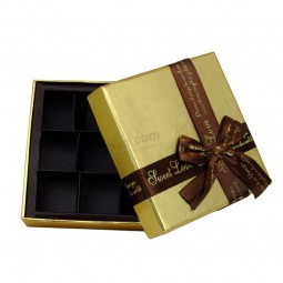 Handmade Paper Chocolate Box with Ribbon Wholesale