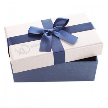 Usine personnaliser papier cadeau boîte biJoux paquet boîte personnalisée 