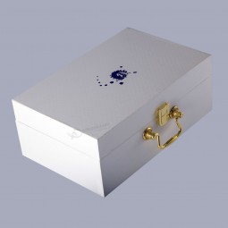 2017 Boîte de cadeau et boîte d'emballage de papier de luxe et de coffret cosmétique en bois 