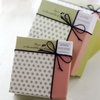 Barato personalizado caixa de presente de papel lindo e sweety para embalagem