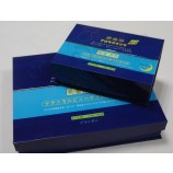 Whlesale подгонял высокое качество квалификация печатание роскошный дизайн бумажный картон подарочной коробке